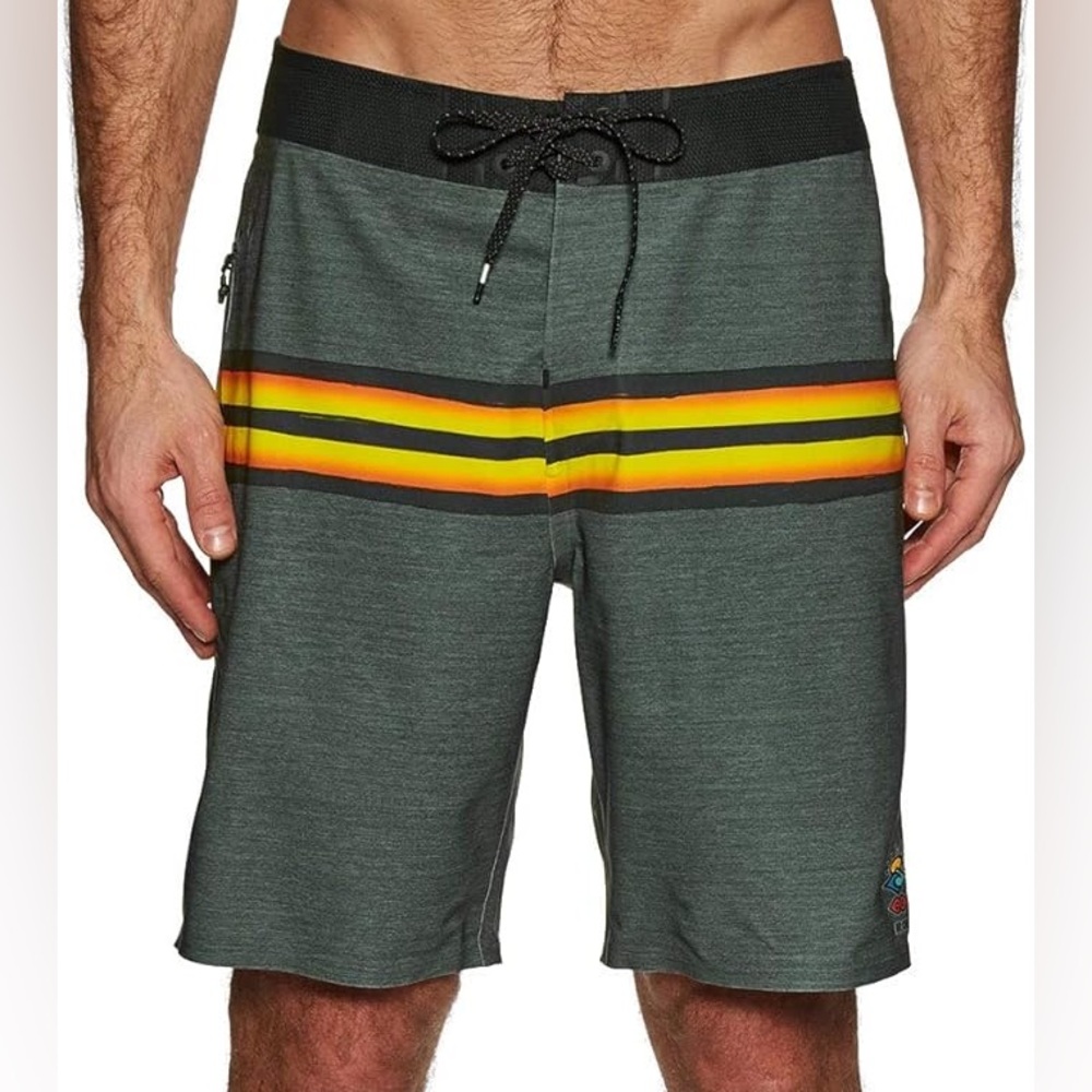 RIP CURL BOARDSHORTS MICK FANNING TRIFECTA 20" - BLACK - SIZE 33